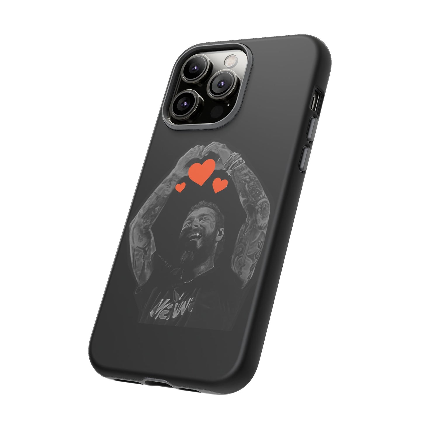 Tough iPhone Case (12–16 Pro Max) – Post Malone Heartfelt Wishes