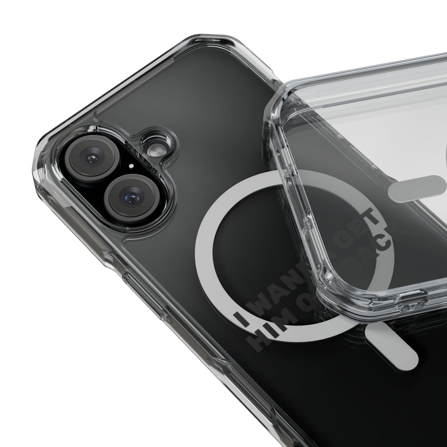 I Wanna Get Him Outback Bold Magnetic Clear Impact Case