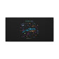 Neon Space Doodles Canvas