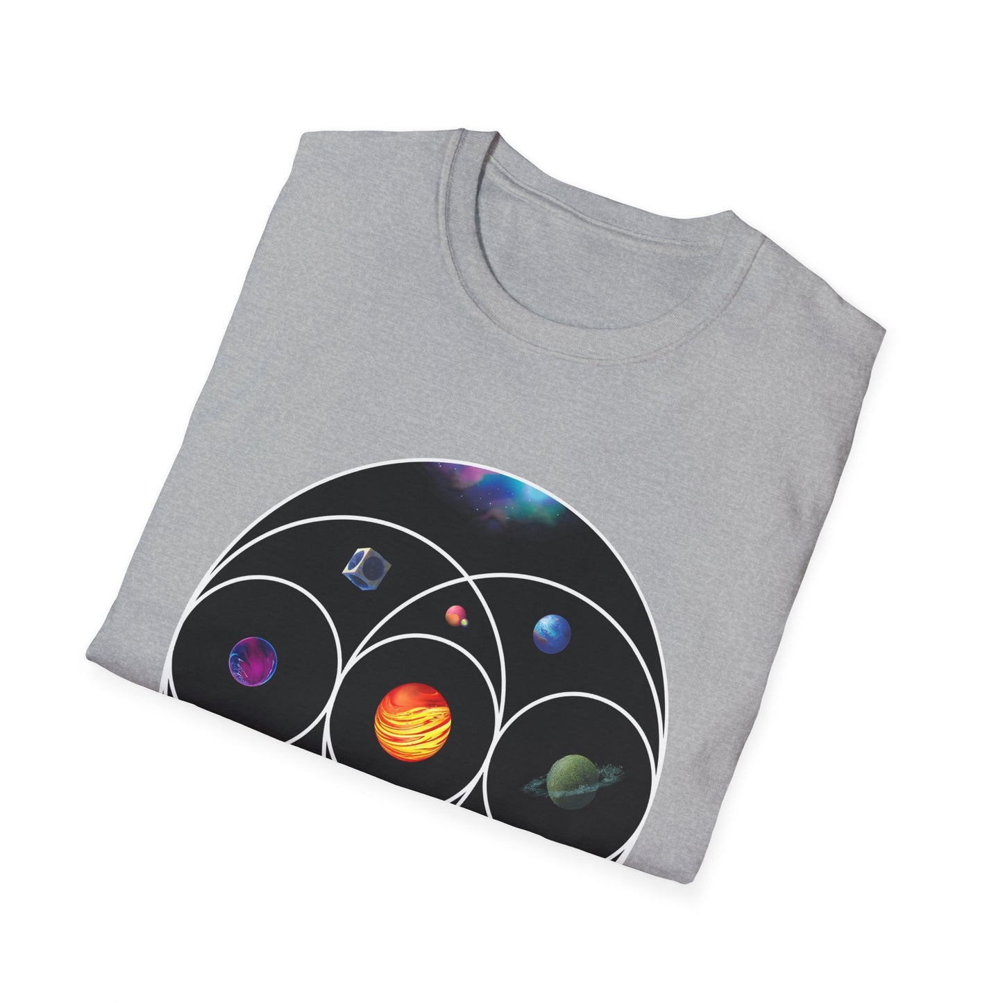 Unisex Softstyle T-Shirt Inspired by Coldplay’s Illustration Concept