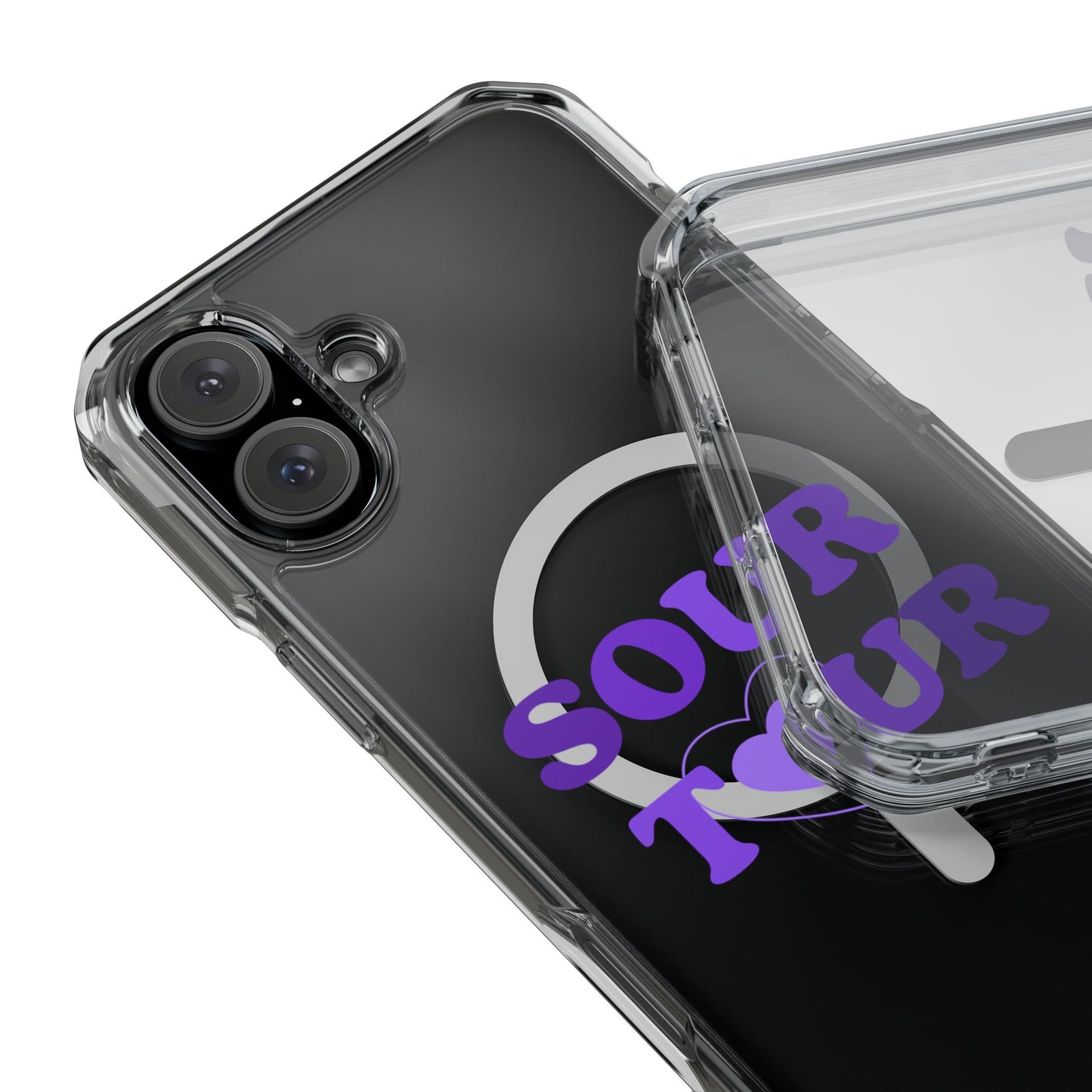 SOUR TOUR Heart Magnetic Clear Impact Case
