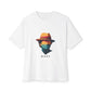 Funk Shadow Portrait Unisex Oversized Boxy Tee