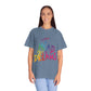 Unisex Garment-Dyed T-Shirt Inspired by Coldplay’s Iconic A Head Full of Dreams