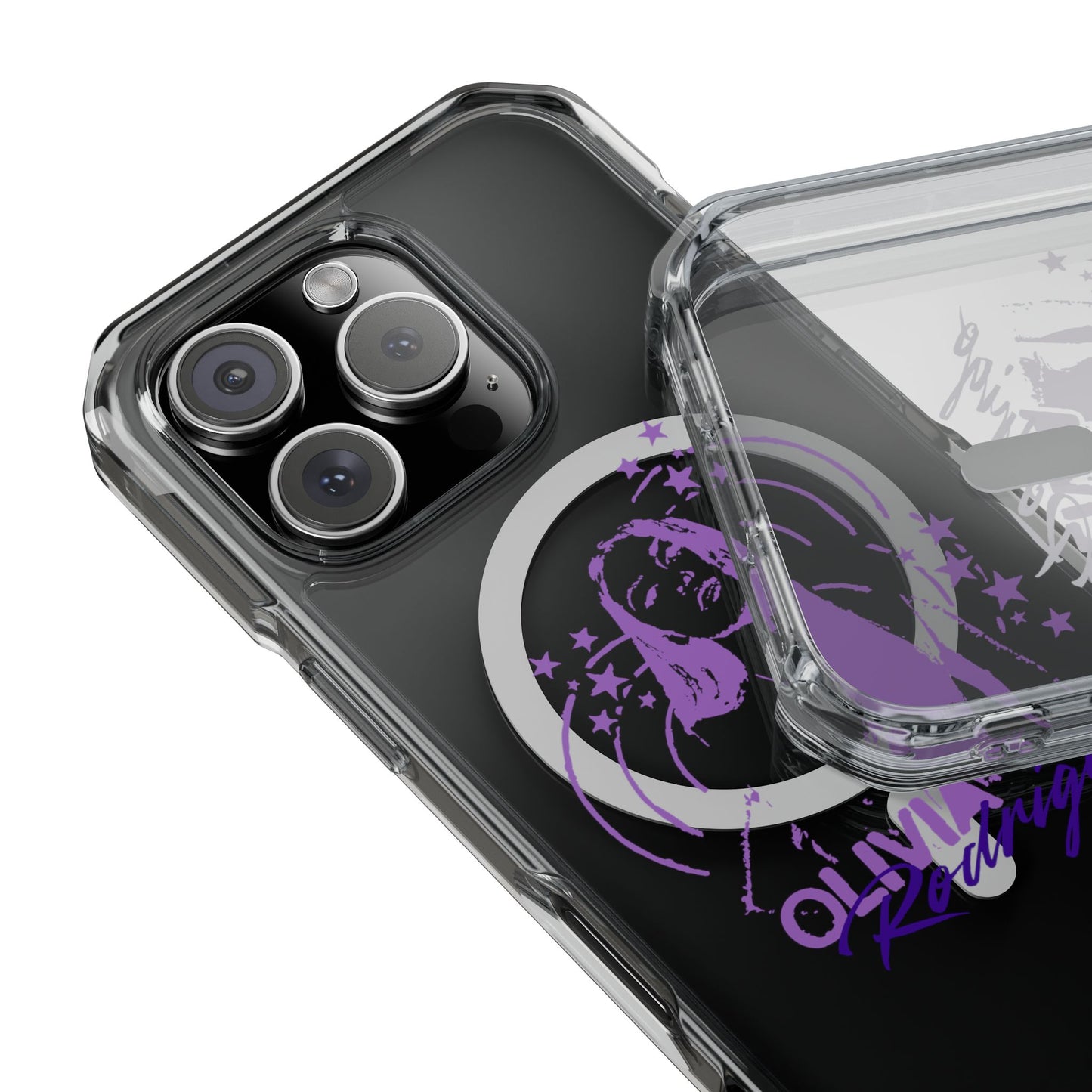 Olivia Rodrigo Star Portrait Magnetic Clear Impact Case