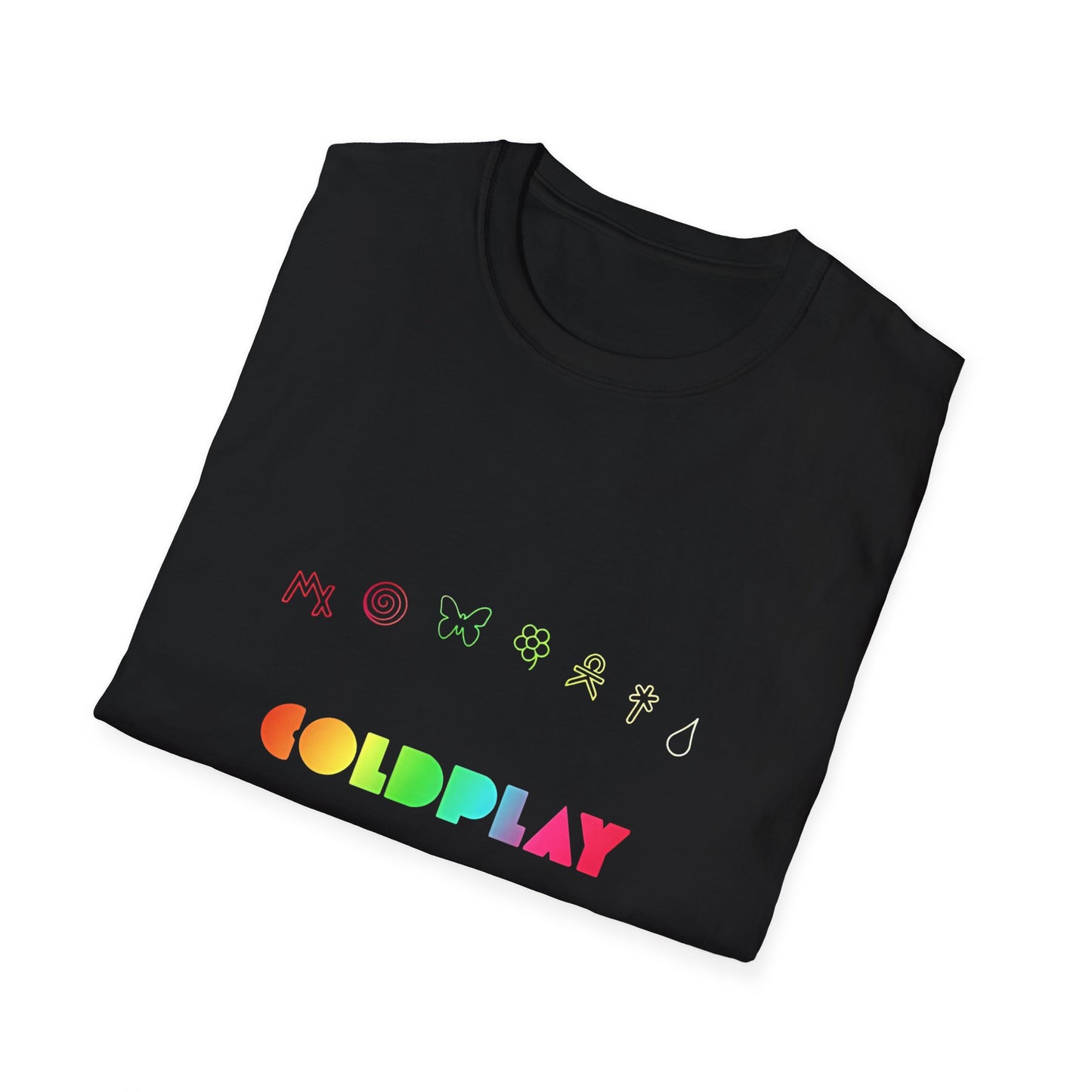 Unisex Softstyle T-Shirt Inspired by Coldplay’s Signage