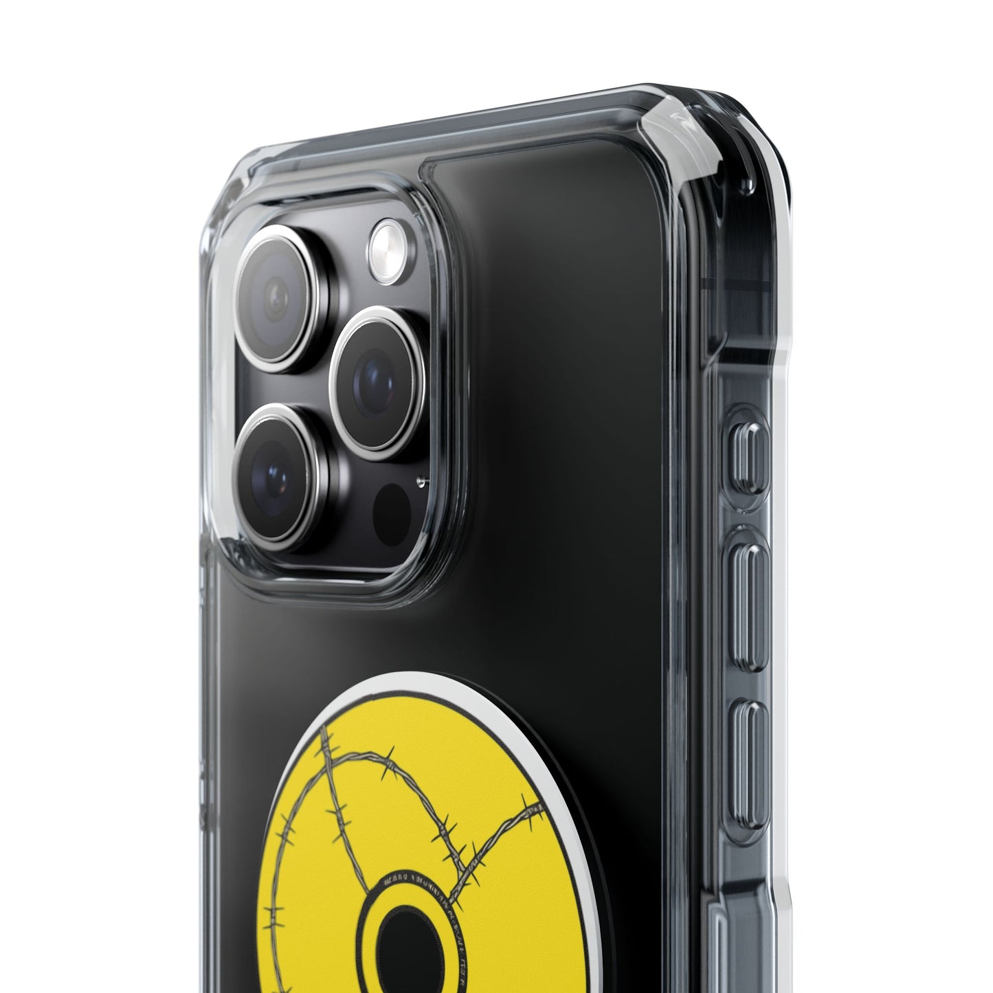 Minimalist Black Disc Outline Magnetic Impact Case