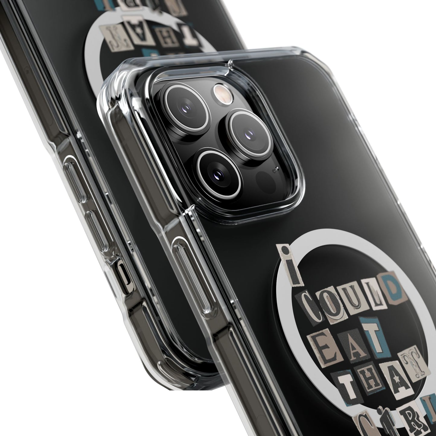 Mixed Message Collage Magnetic Clear Impact Case
