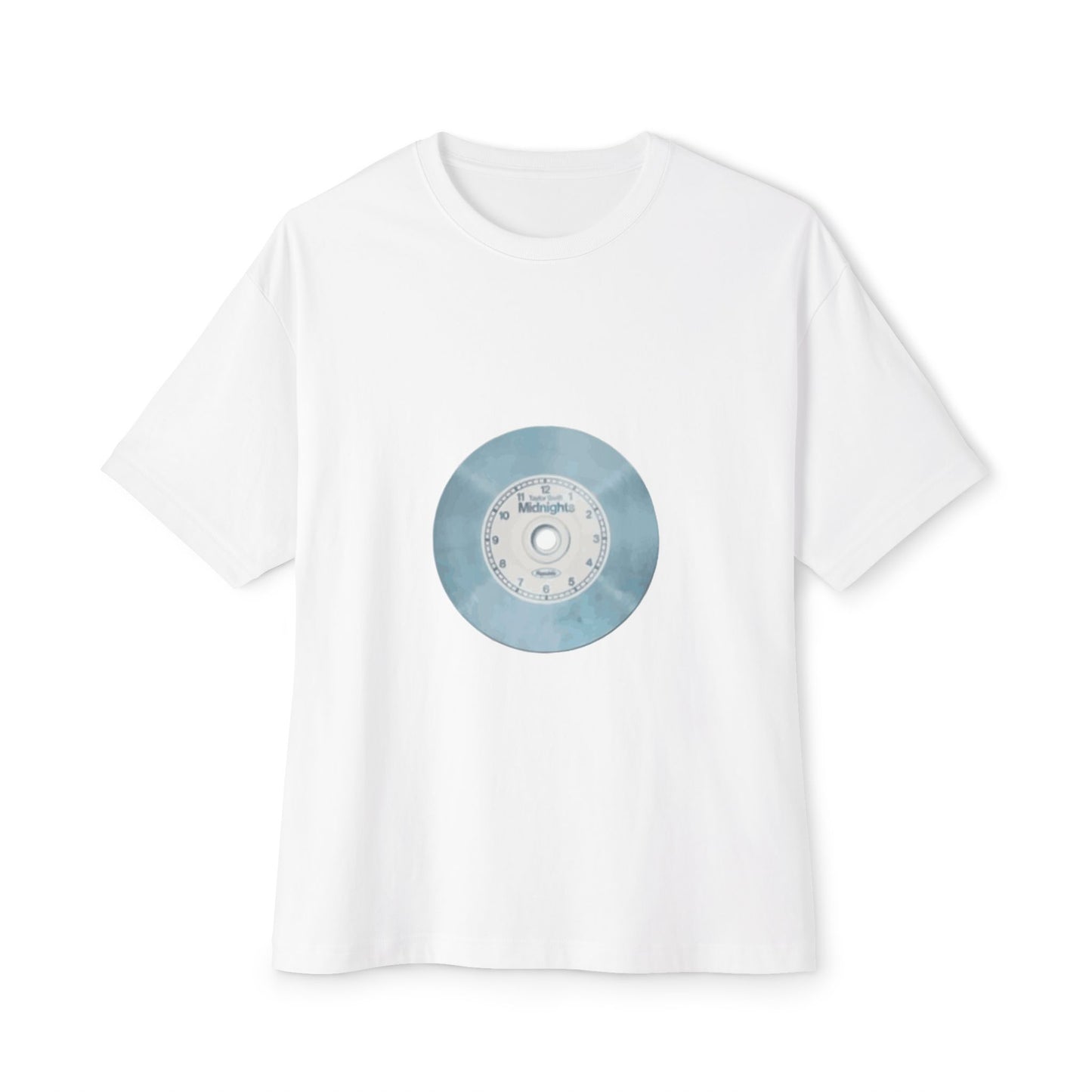 Midnight Vinyl Vibes Unisex Oversized Boxy Tee