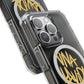 Golden Brush Script Magnetic Clear Impact case