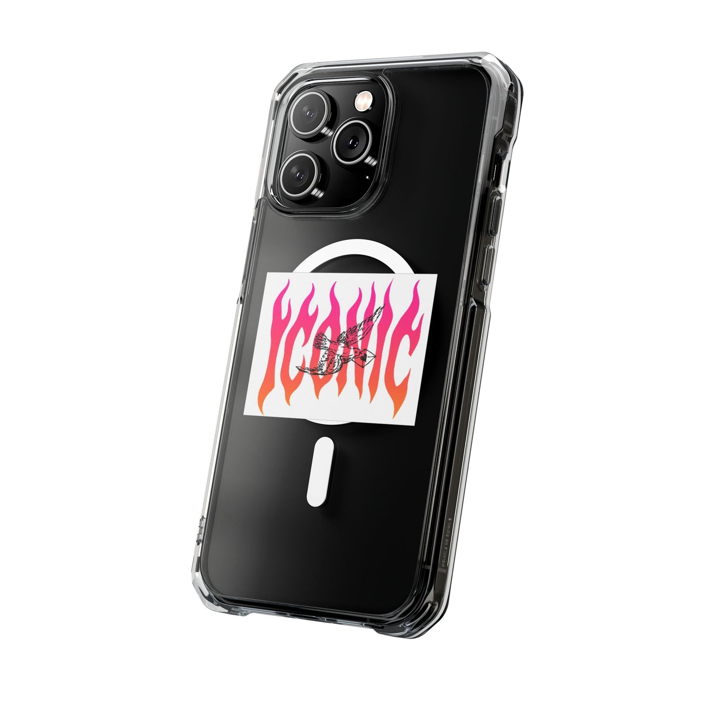 Flame Flight Iconic Magnetic clear Impact case