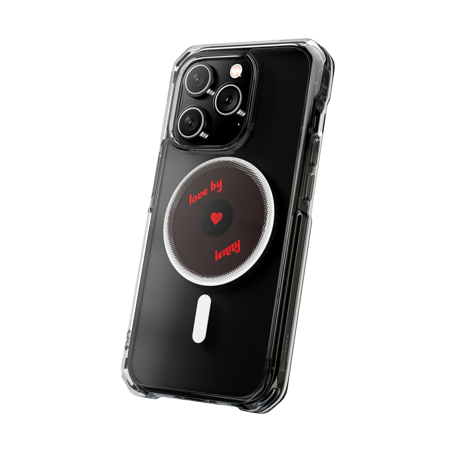 Vinyl Love Spin Magnetic clear Impact case