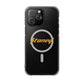 Orange Lightning Text Logo Magnetic Impact Case
