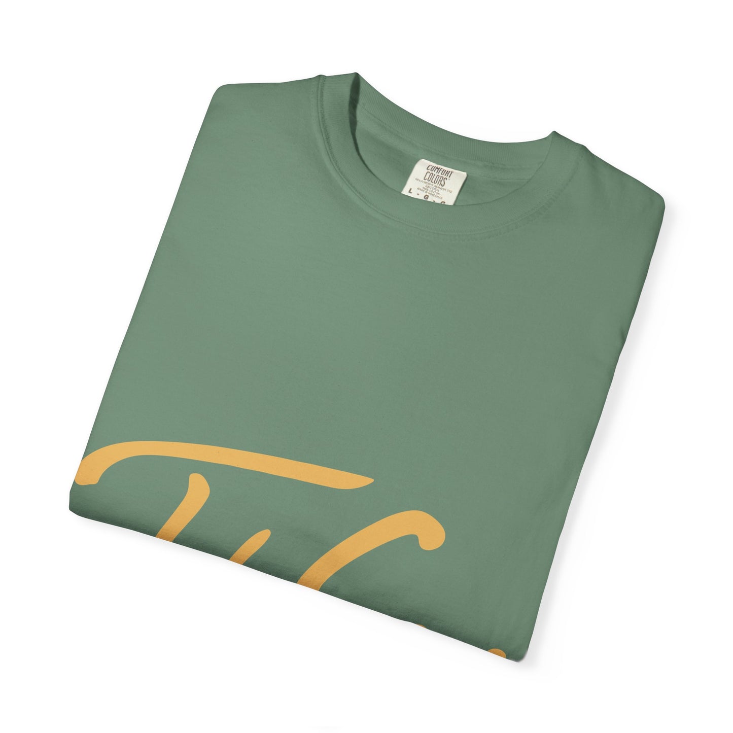 Take Care Gold Script Dyed Tshirt