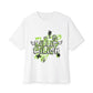 Grunge Angel Graffiti Unisex Oversized Tee