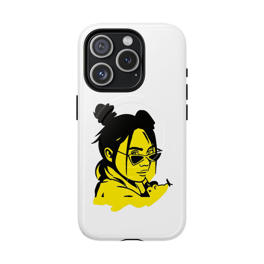 Neon Mood Portrait Tough Magnetic Case