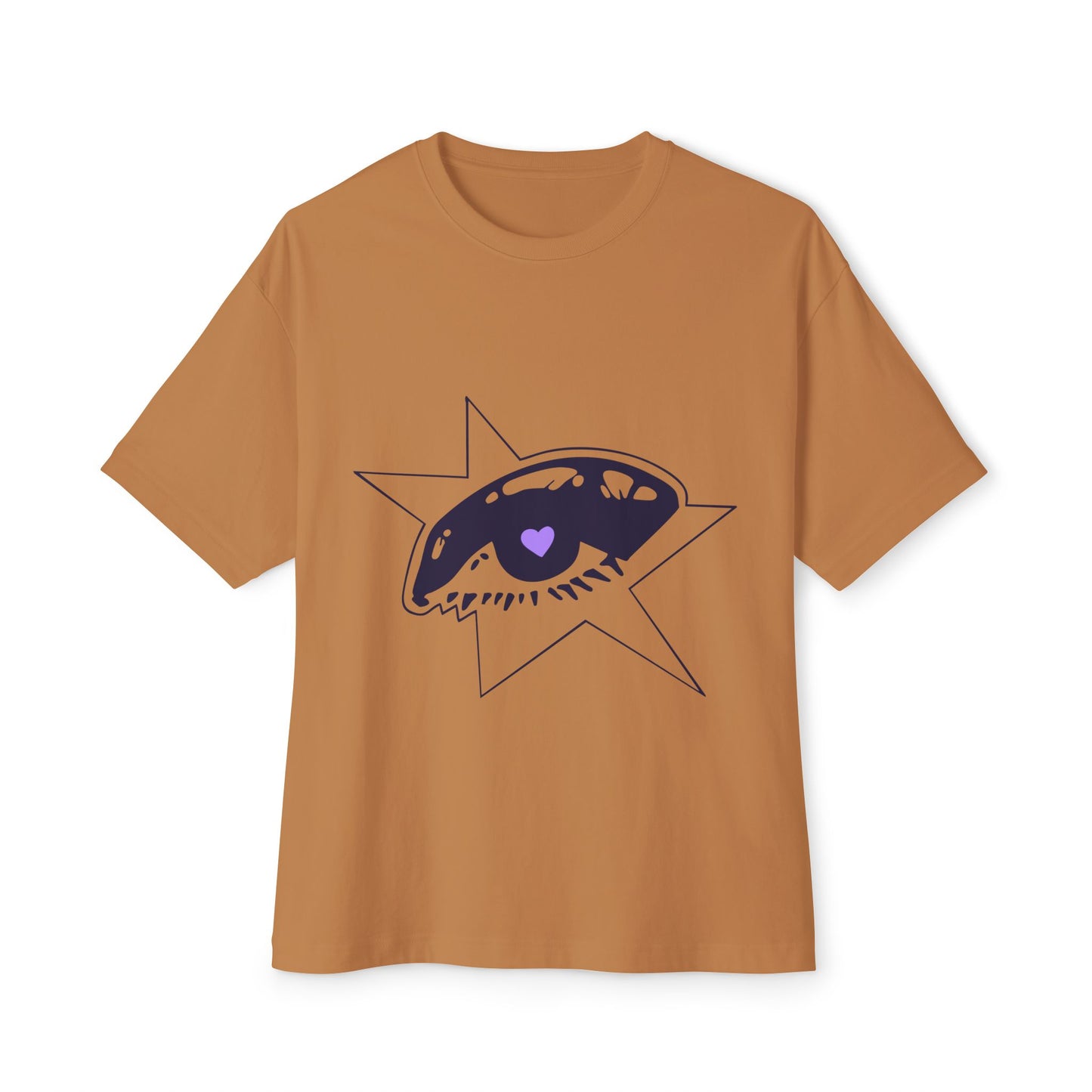 Purple Starry Eye-Oversized Tee