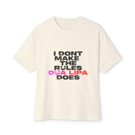 Retro Fade Letter Unisex Oversized Boxy Tee