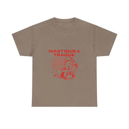 Fierce Femme in Red Unisex Heavy cotton tee