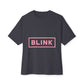 Minimal BLINK Logo – Oversized Boxy Tee