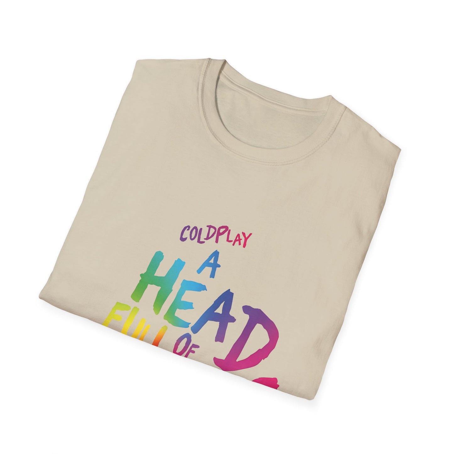 Unisex Softstyle T-Shirt Inspired by Coldplay’s Iconic A Head Full of Dreams