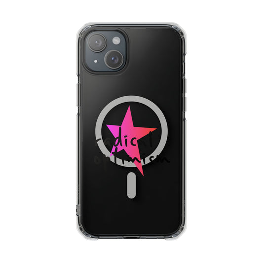Flame Script Statement Magnetic Clear Impact case