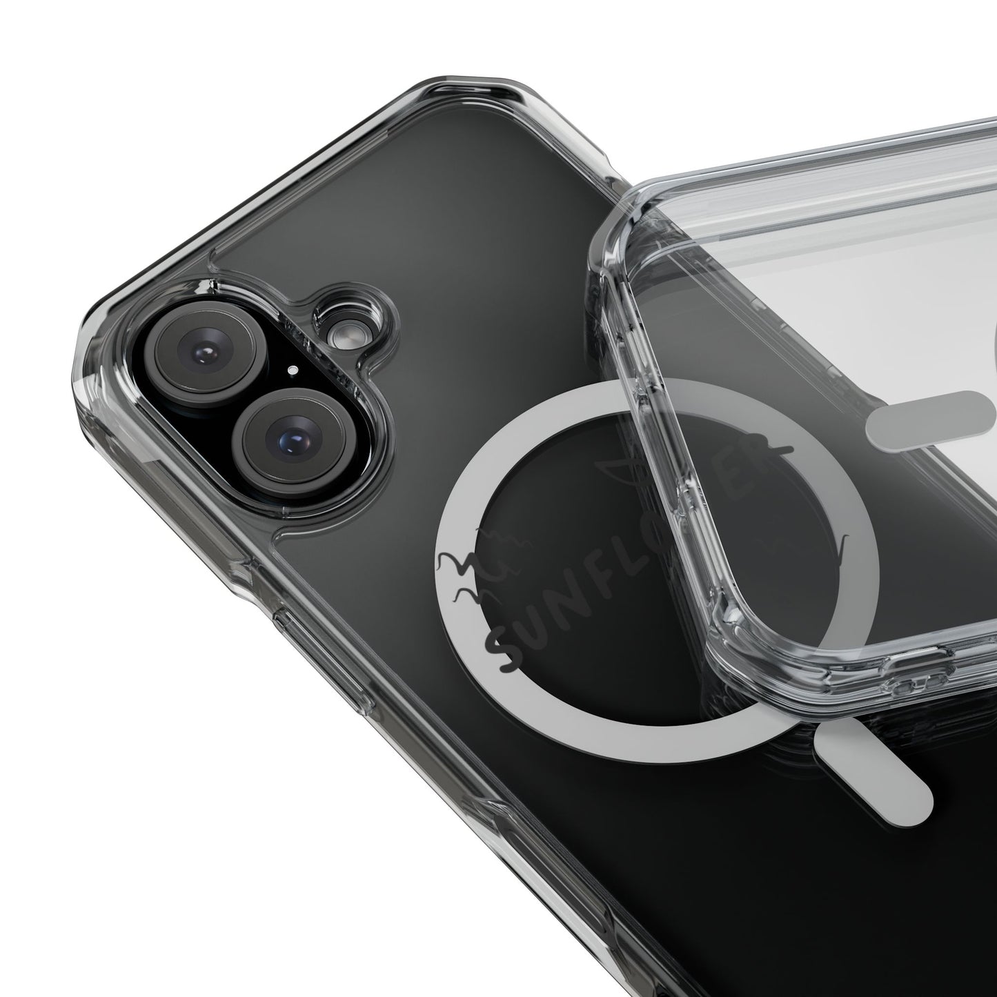 Yellow Barbed Wire Disc Magnetic Impact Case