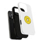 Minimalist Black Disc Outline Tough Magnetic Case
