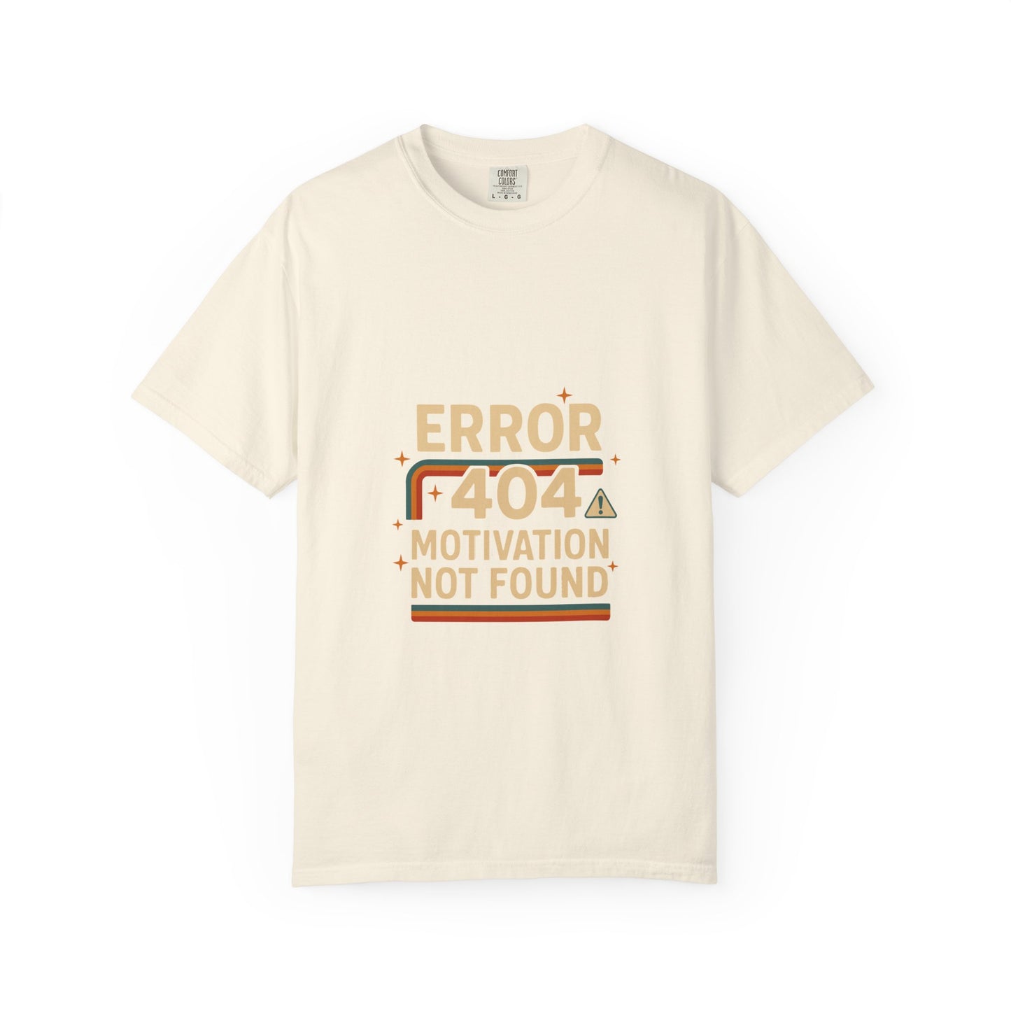 Unisex Garment-Dyed T-shirt – Snazzy Error 404 Edition