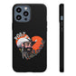 Tough iPhone Case (12–16 Pro Max) – Post Malone Heart Design