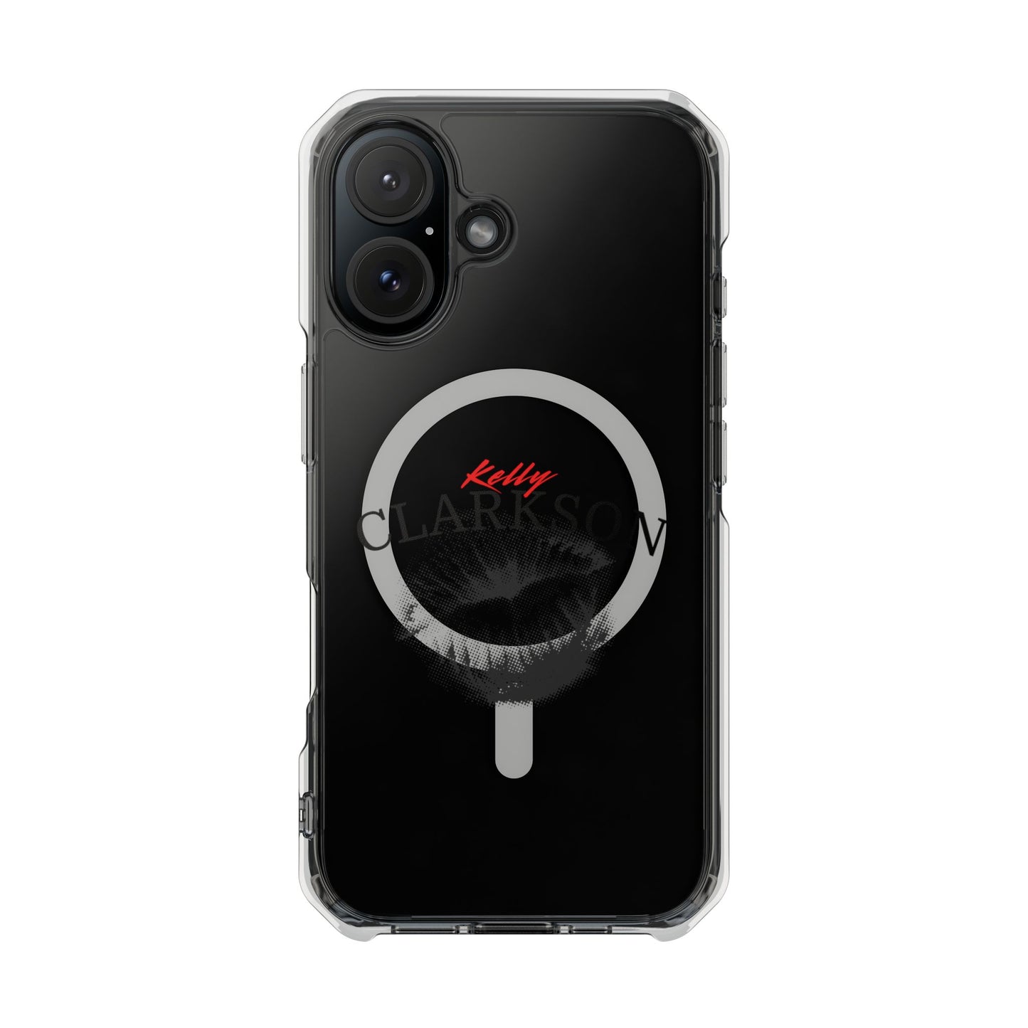 Retro Kiss Sound Magnetic clear Impact Case