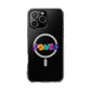 Retro Flower Power Color Pop Magnetic Clear Impact Case