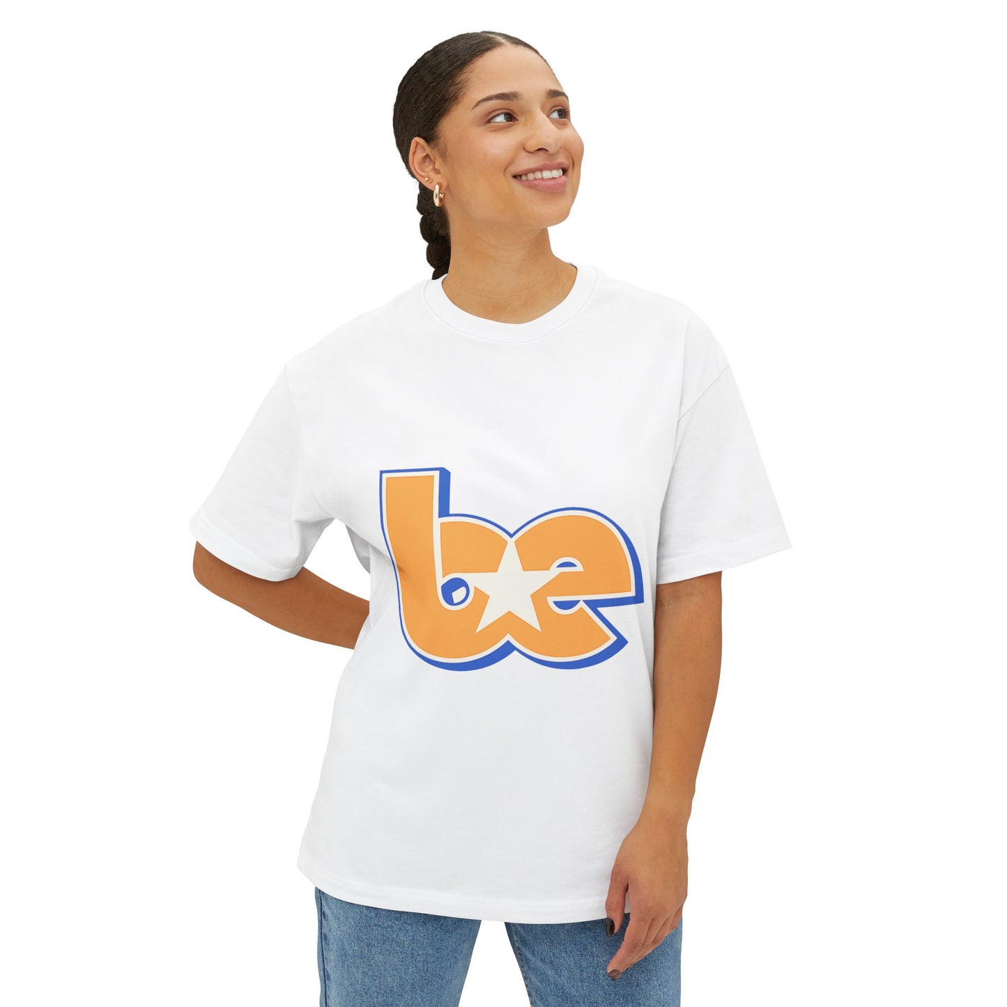 BE Star Retro Unisex Oversized Tee