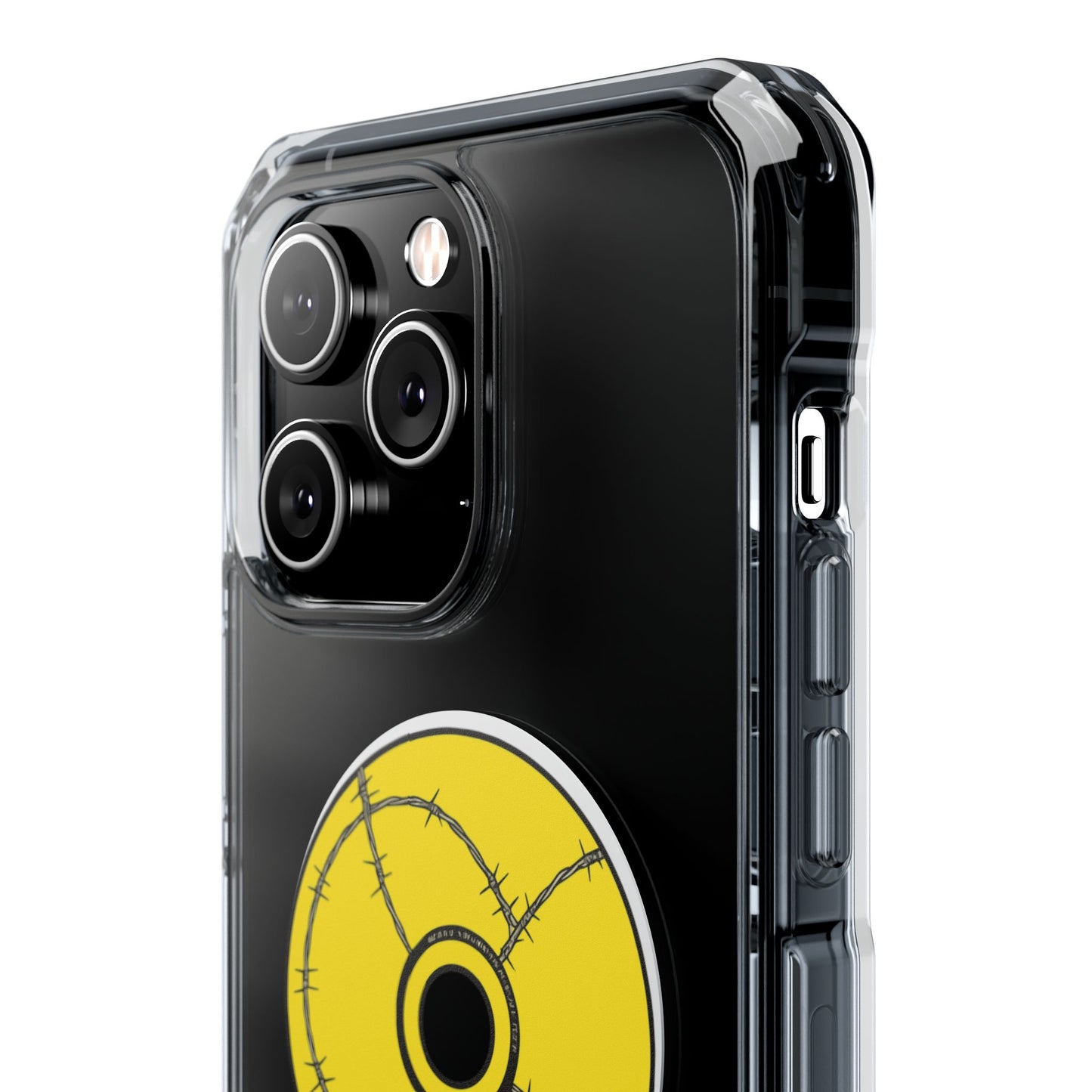 Minimalist Black Disc Outline Magnetic Impact Case