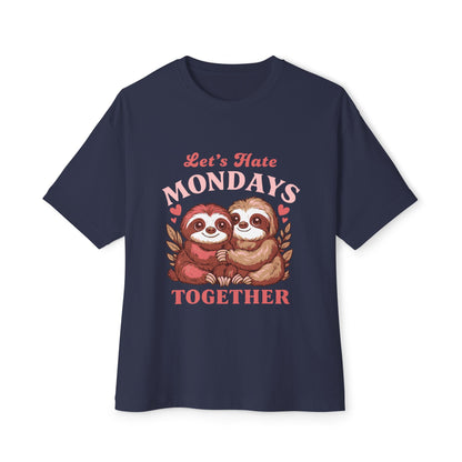 Oversized boxy Tee – Snazzy Lets hate Monday Edition