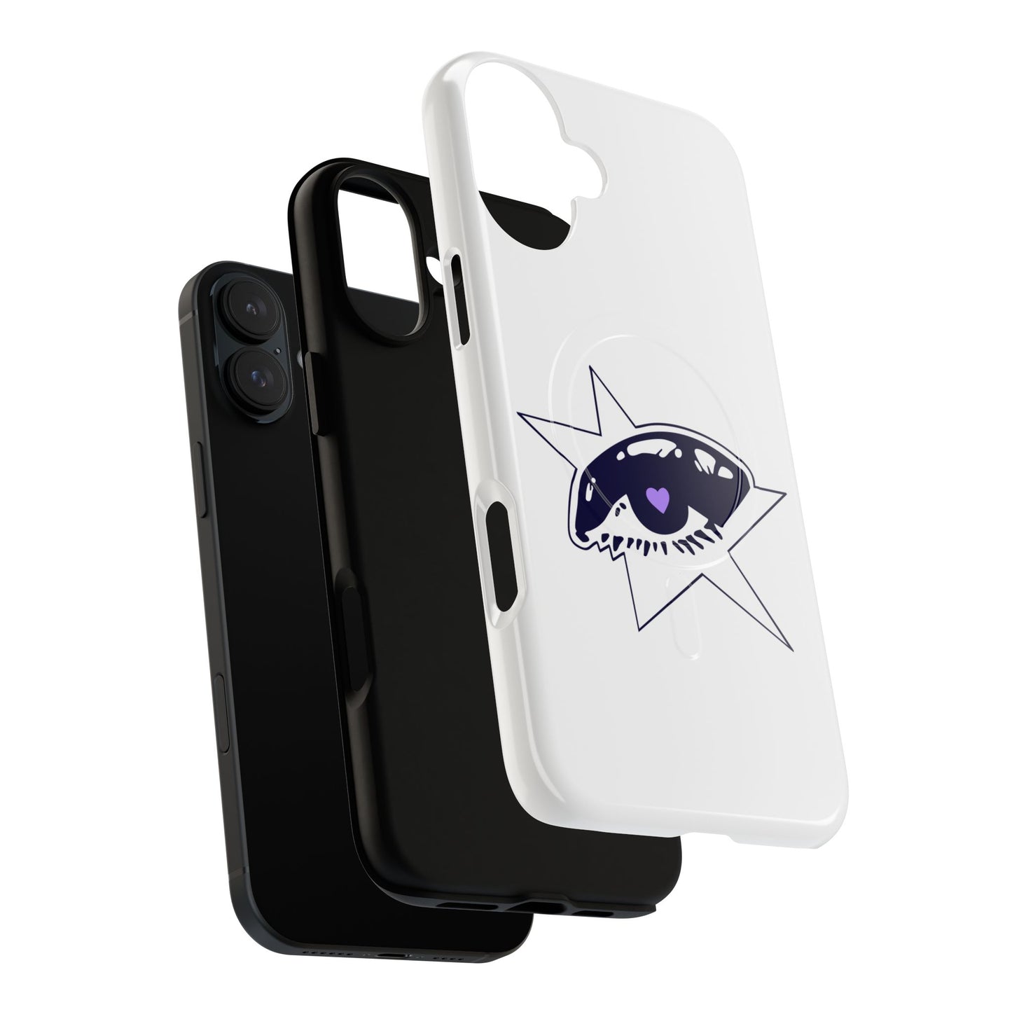Purple Starry Eye Tough Magnetic phone case