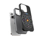 Premium Tough Case for iPhone 12 to 16 Pro Max Showcasing Coldplay’s Illustration Concept