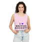 I Love British Accents-Dyed Tank Top