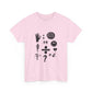 Ocean Wave with Heart Outline Unisex Heavy Cotton Tee