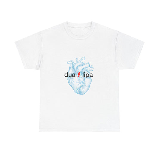 Electro Heart Illustration Unisex Heavy Cotton Tee