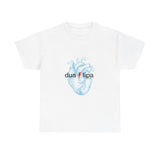 Electro Heart Illustration Unisex Heavy Cotton Tee