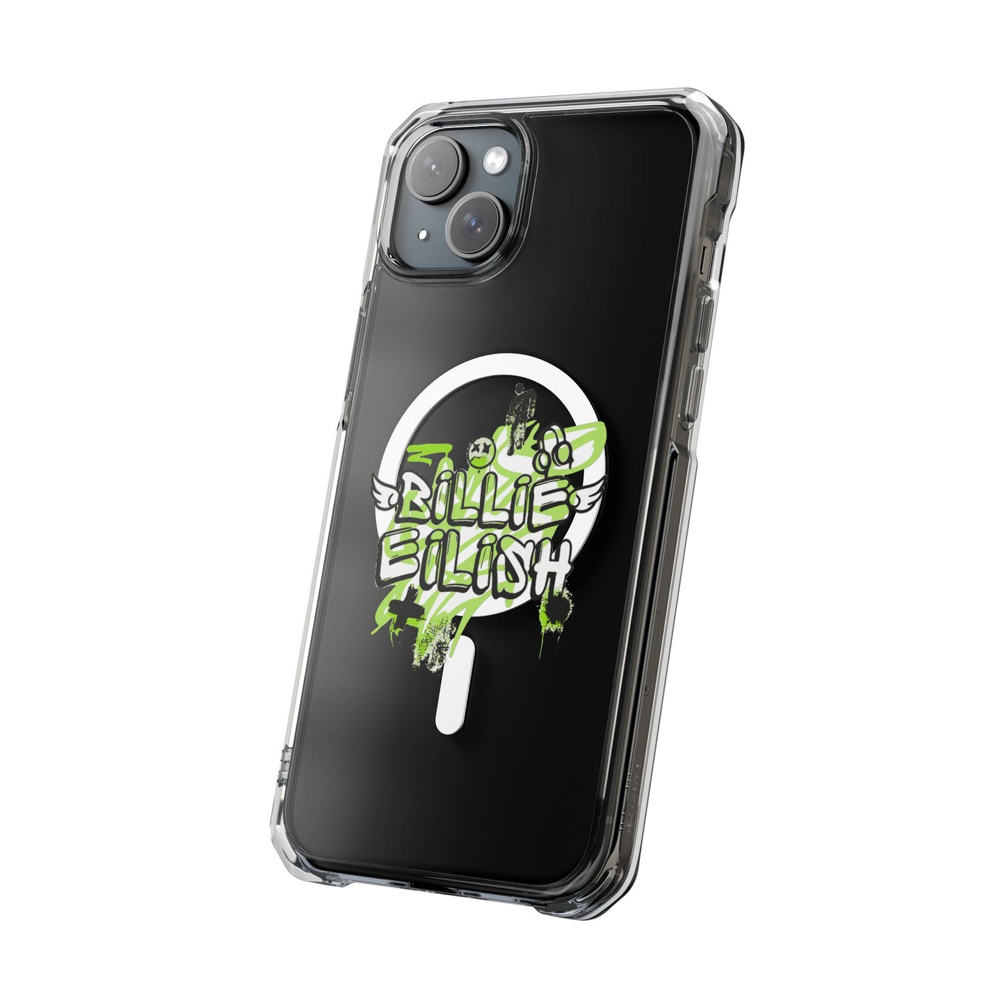 Grunge Angel Graffiti Magnetic Clear Impact Case