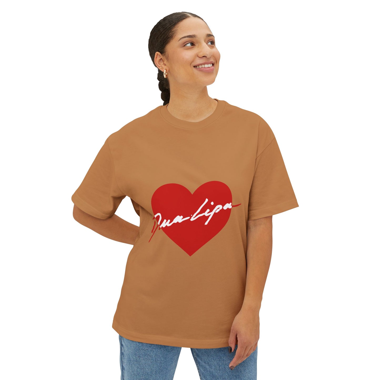 Heartbeat Love Unisex Oversized Boxy Tee
