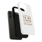 Hustle Over Tears Tough Magnetic case