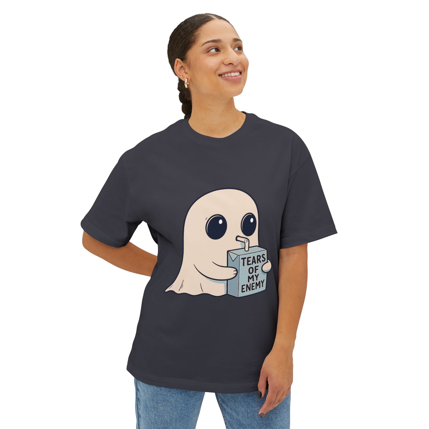 Oversized boxy Tee – Snazzy Tears Edition