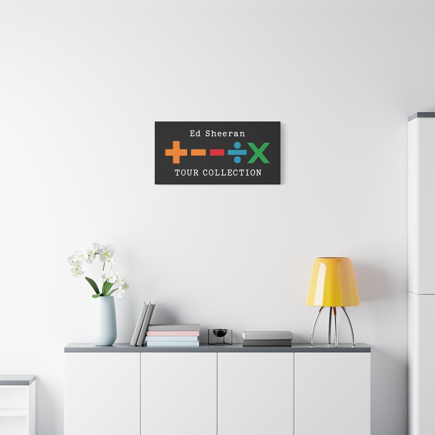 Matte Stretched Canvas, 1.25" Depth – Ed Sheeran Black Edition
