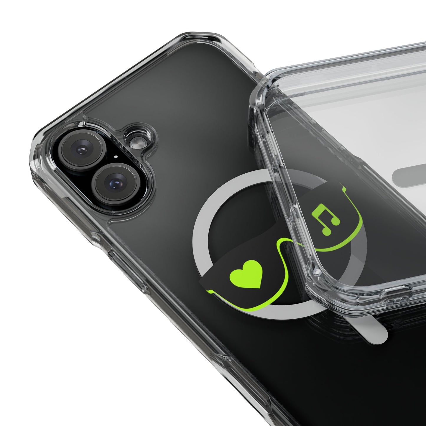 Neon Love Notes Magnetic clear Impact case