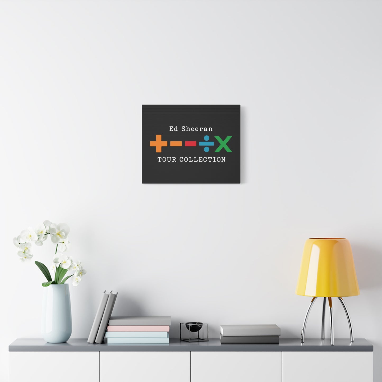 Matte Stretched Canvas, 1.25" Depth – Ed Sheeran Black Edition