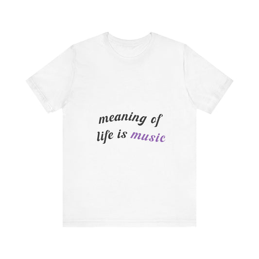 Feel the Music Vibe Unisex Jersey short sleeve tee