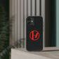 Crimson Orbit Clear Case
