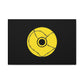 Minimalist Black Disc Outline Canvas